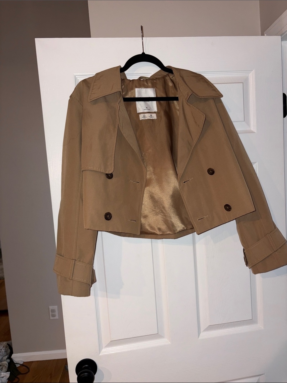 Abercrombie & Fitch Cropped Trench Coat
